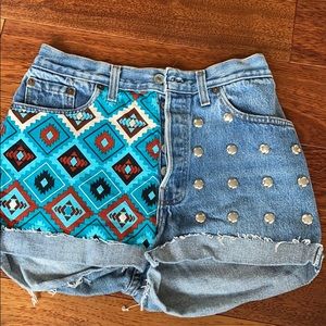 Custom made Levi Strauss Demin Shorts